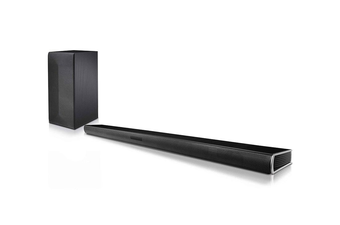 lg 2.1 channel soundbar with wireless subwoofer