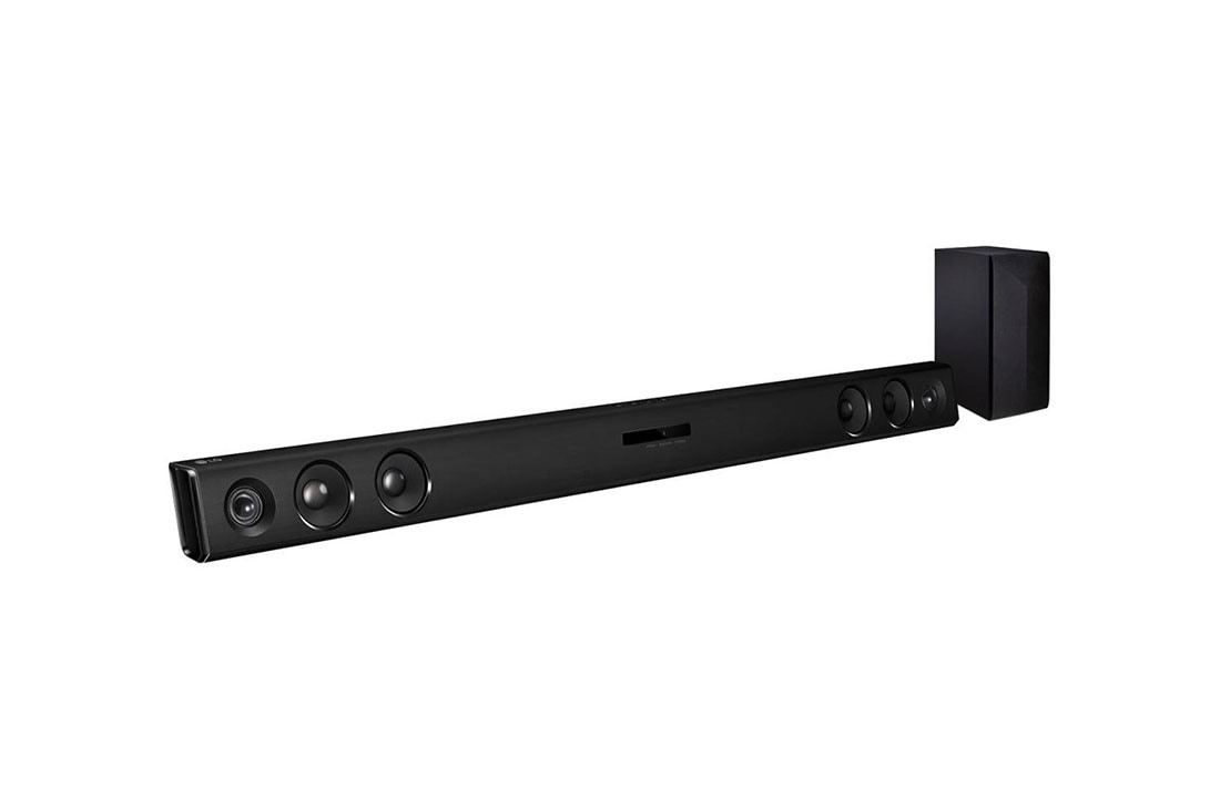 lg 2.1 channel soundbar with wireless subwoofer