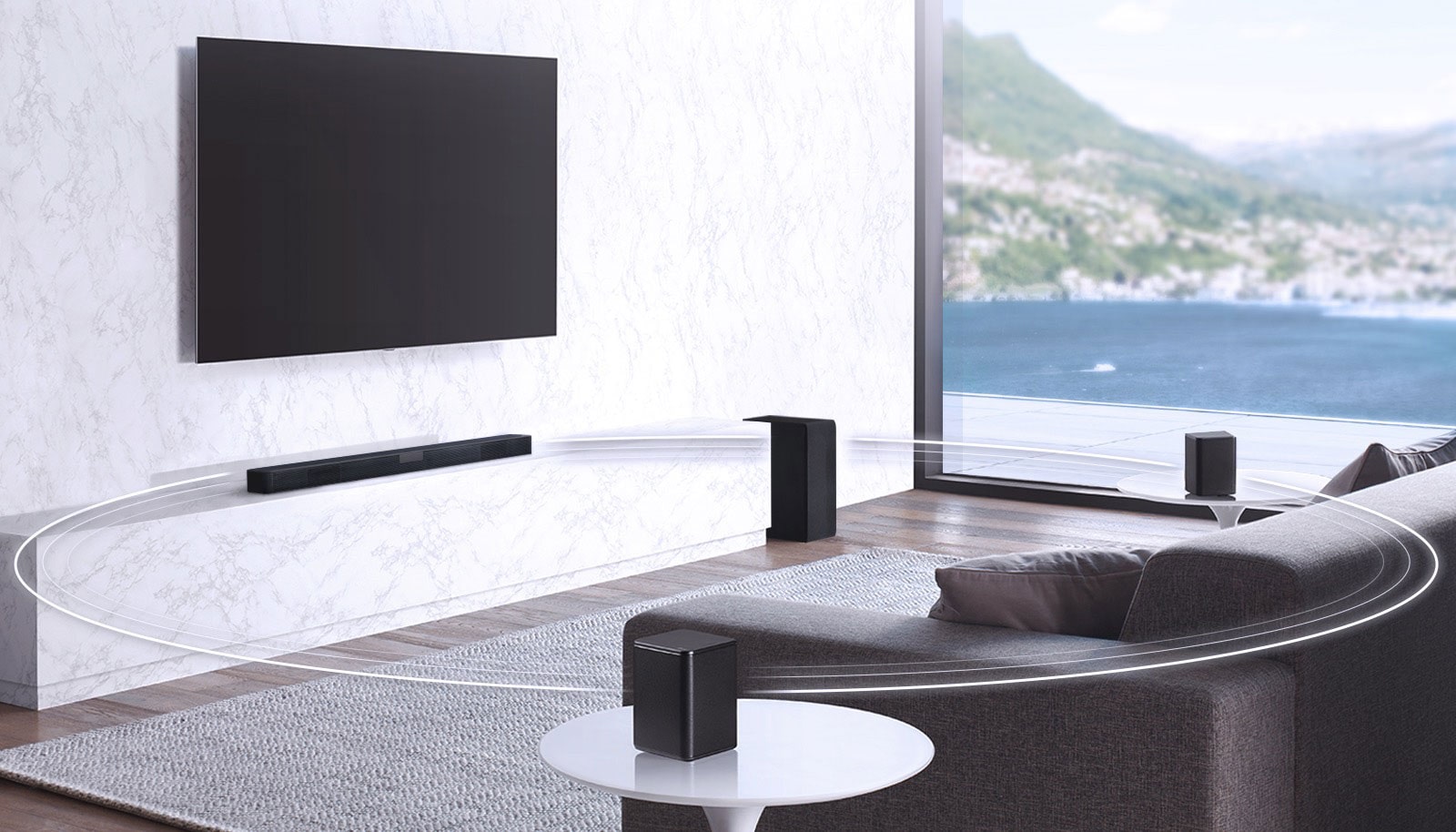 LG SL4Y 2.1 Channel 300W Sound Bar w/ Bluetooth Streaming (SL4Y) LG USA