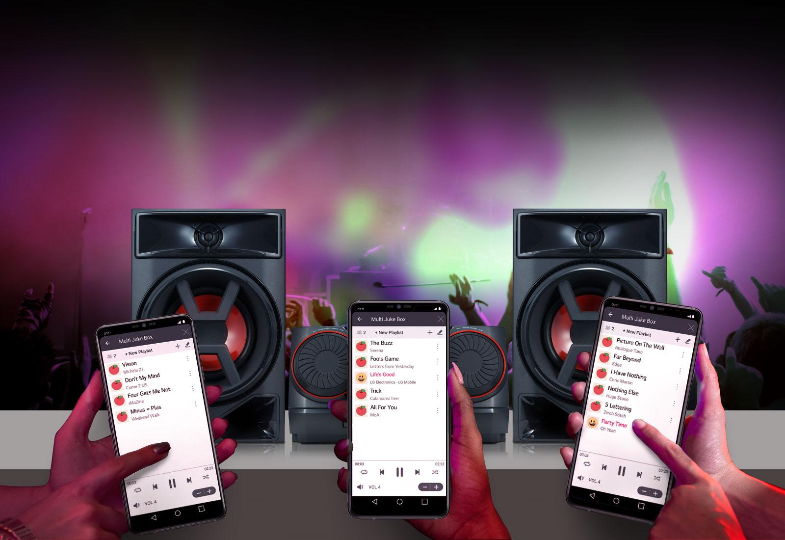 LG CKM4 LG XBOOM 300W HiFi Shelf System LG USA