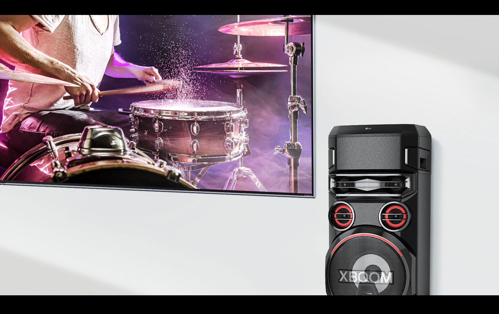 LG XBOOM RN7 Audio System with Bluetooth and Bass Blast (RN7) LG USA