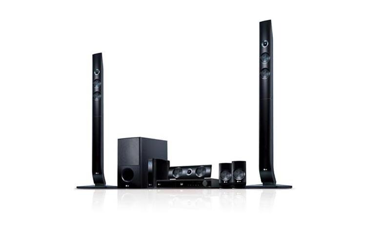 LG Electronics 749-75918-6 1,000 Watt 5.1 Channel Smart Home Theater System  with Blu-Ray Player and Wireless Speakers, Furniture Fair - North Carolina