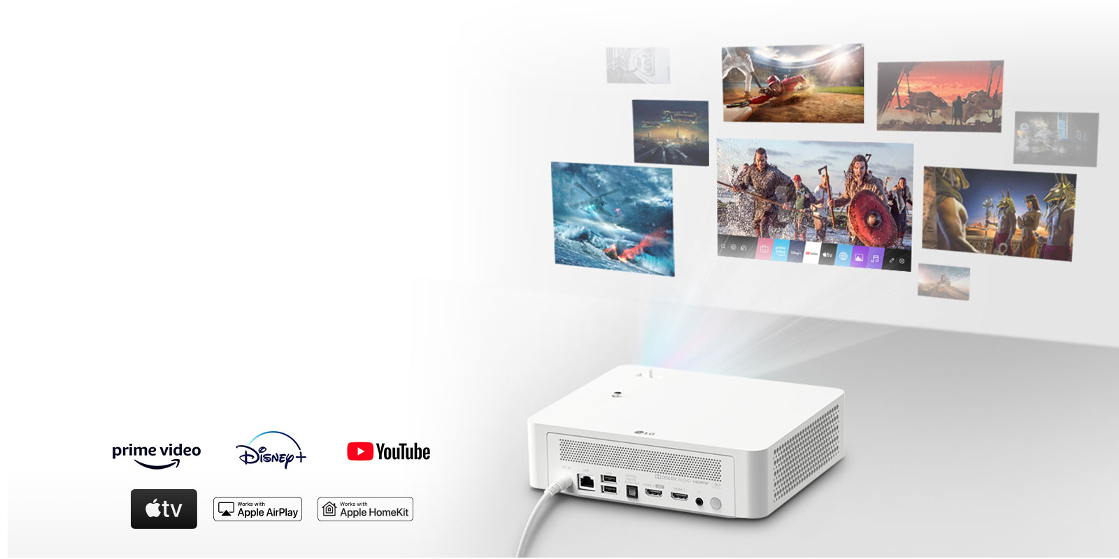 LG CineBeam projector to enjoy various contents