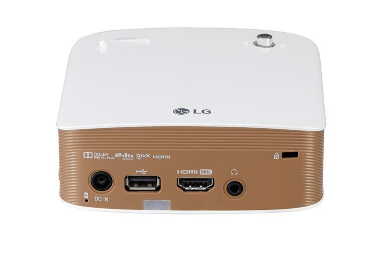 LG PH150G LED Projector with Embedded Battery and Screen Share LG USA