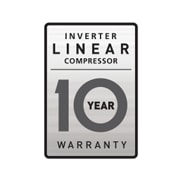 inverter linear compressor 10 year warranty logo