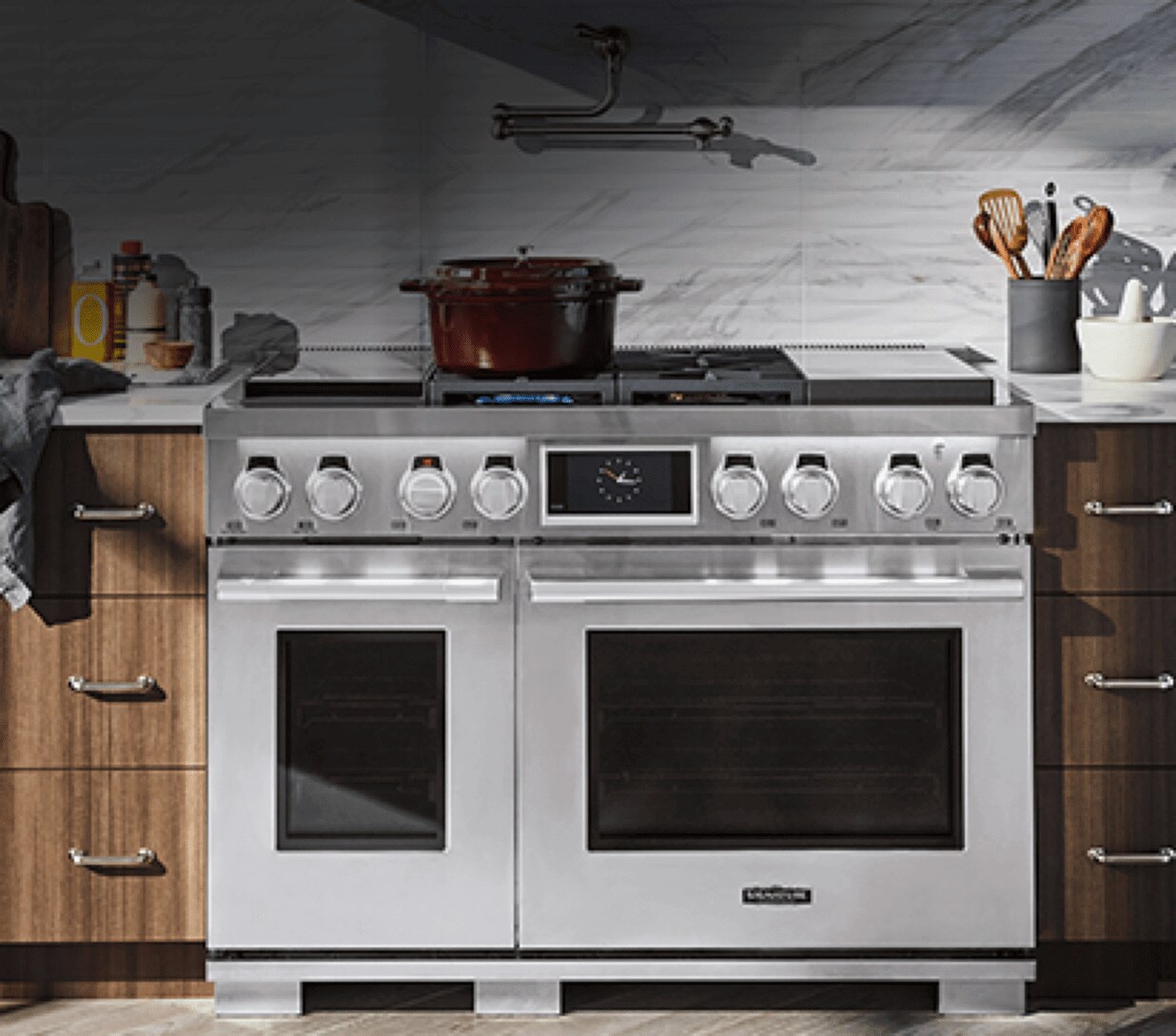 48" Range w/Sous Vide & Induction