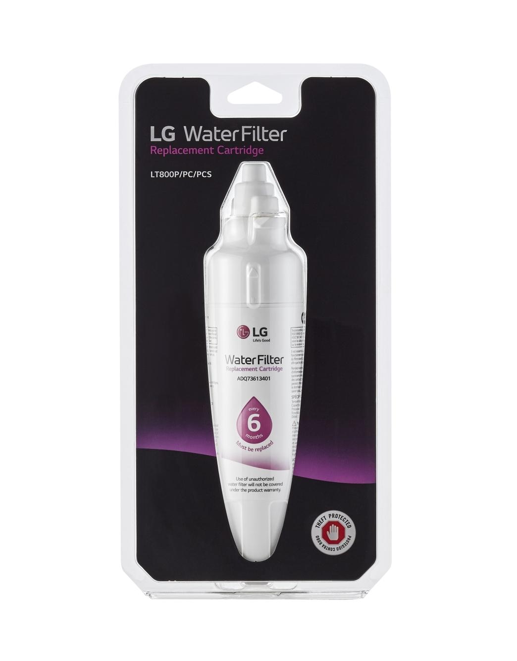 LG LT800P Replacement Refrigerator Water Filter ADQ73613401 LG USA
