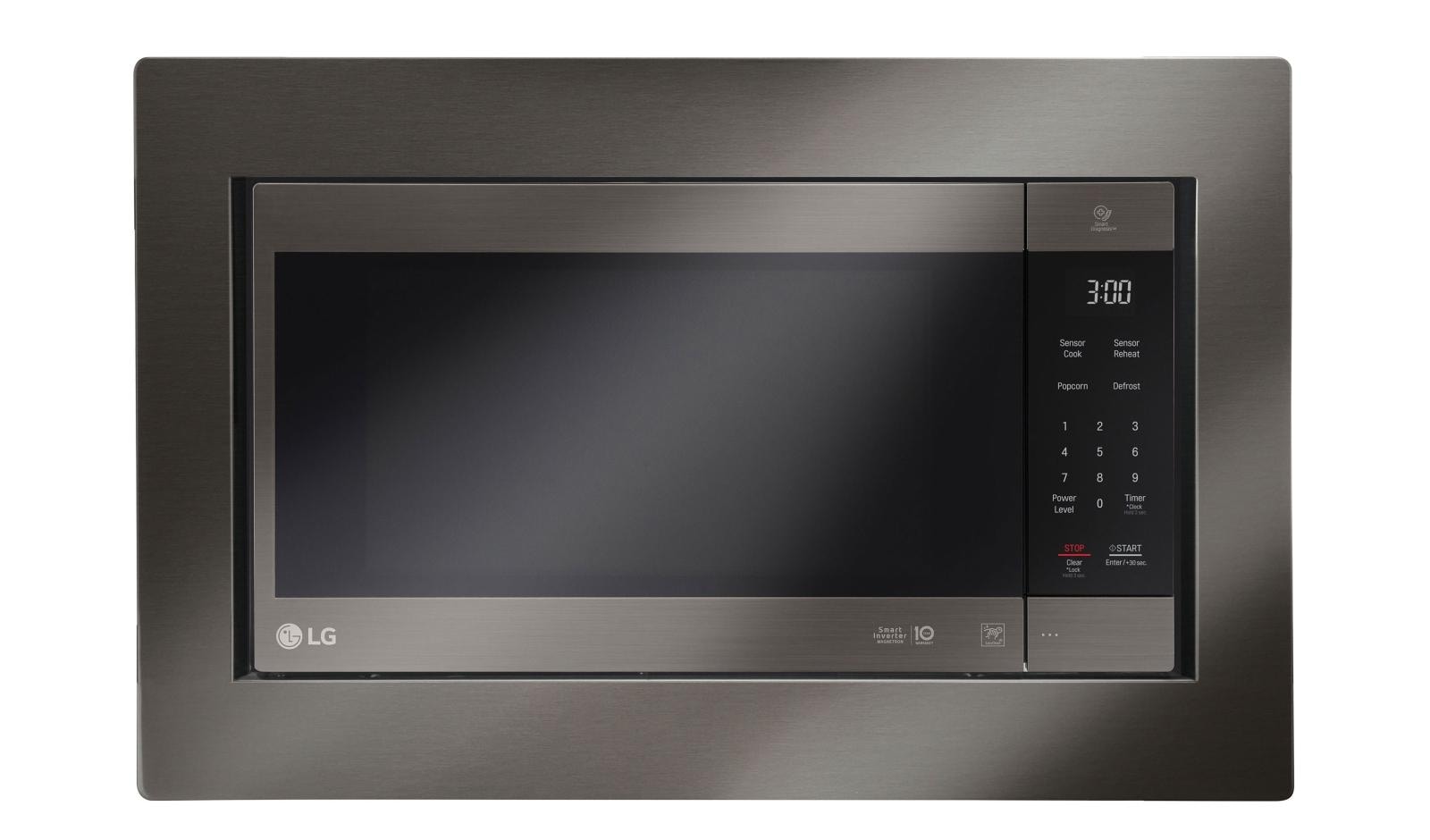 LG MK2030BD Black Stainless Steel Microwave Trim Kit LG USA