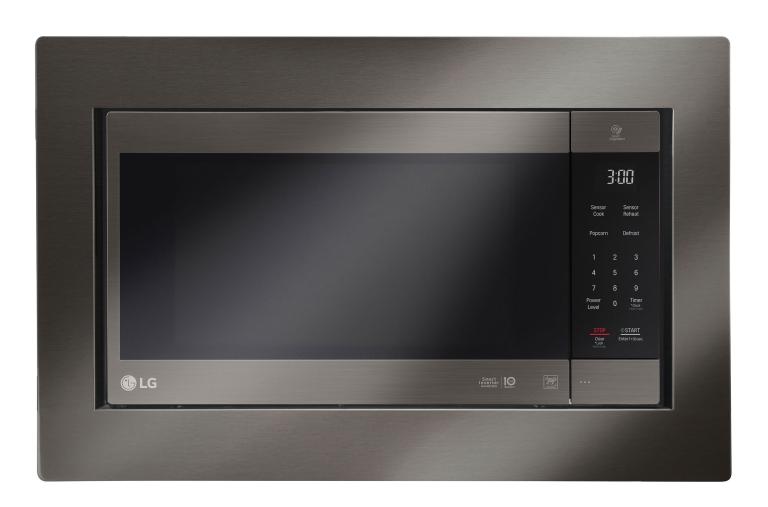 LG MK2030BD Black Stainless Steel Microwave Trim Kit LG USA