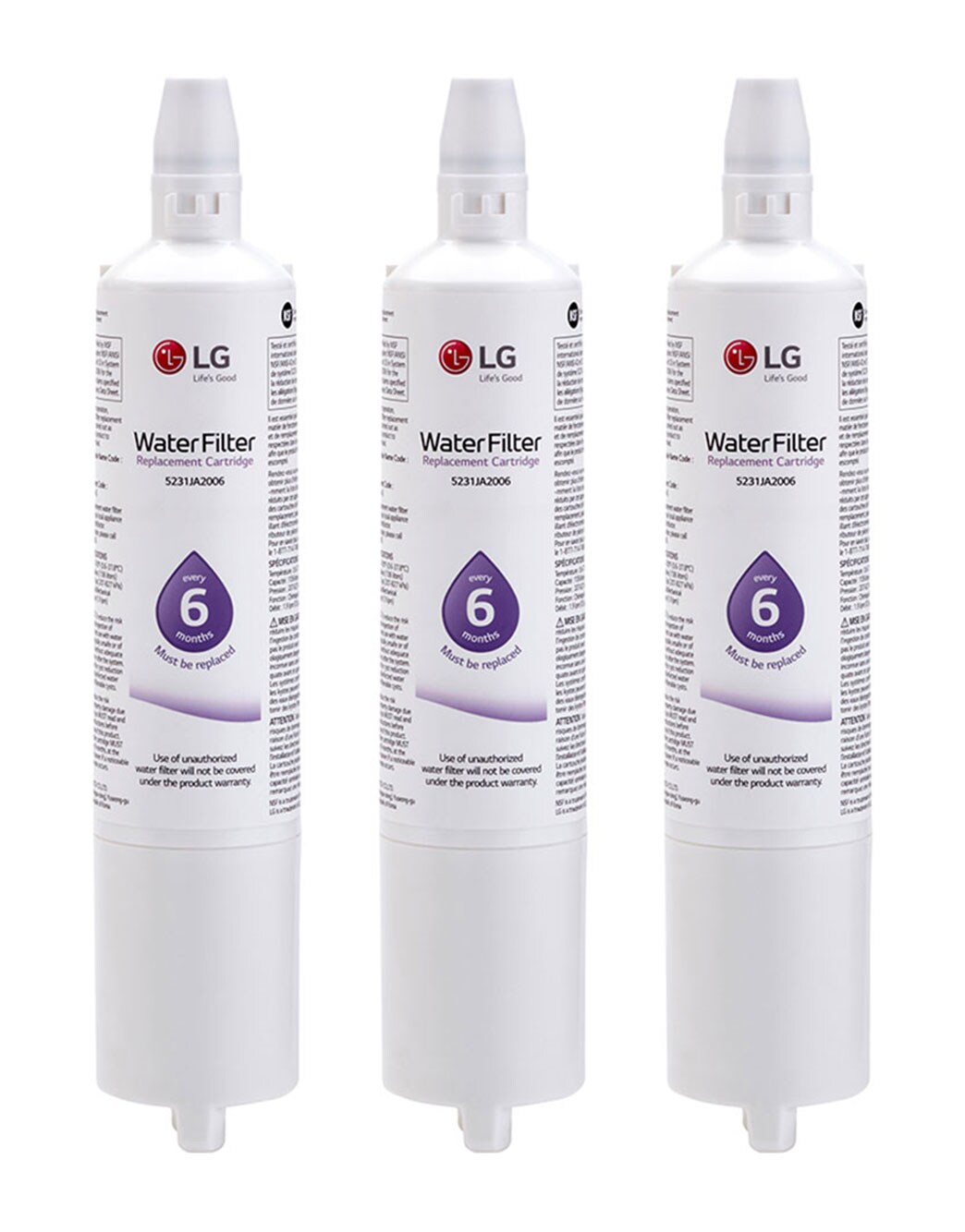 LG LT600P3 Pack 6 Month / 200 Gallon Capacity Replacement