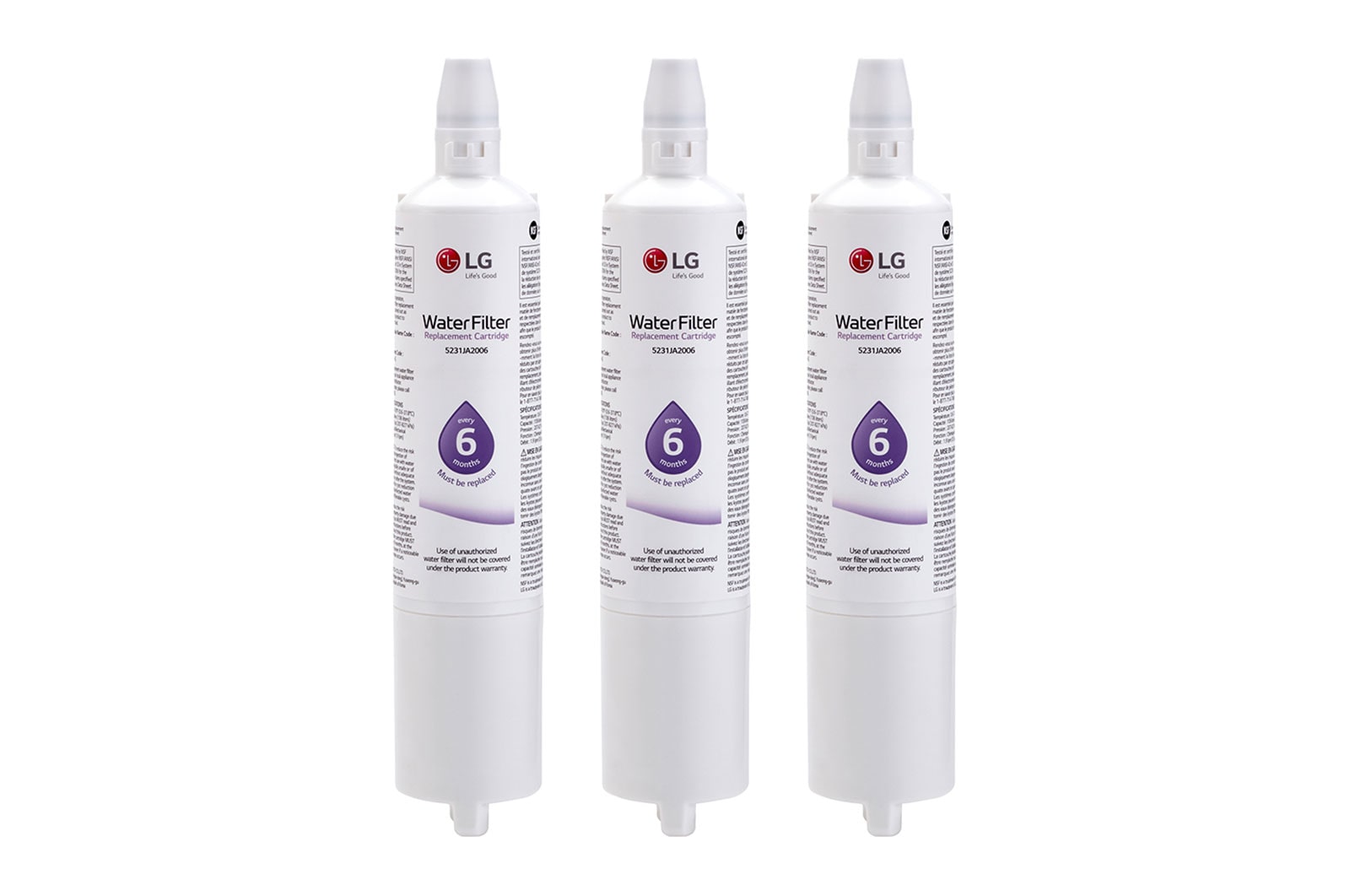 LG LT600P3 Pack 6 Month / 200 Gallon Capacity Replacement