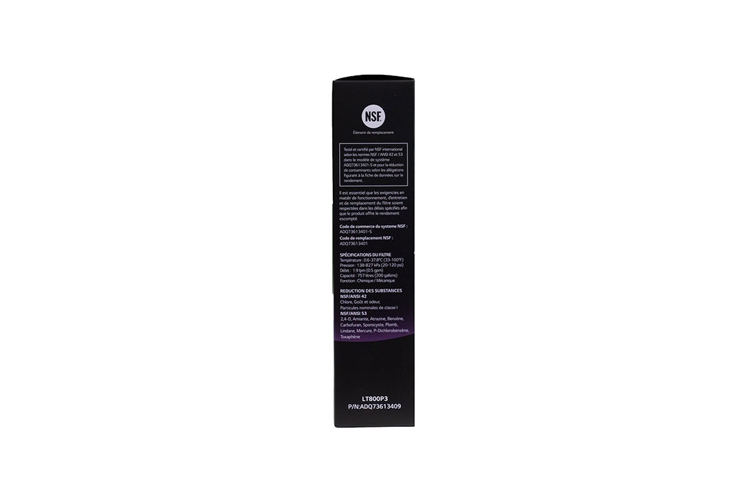 Lg Lt800p3 6 Month 0 Gallon Capacity Replacement Refrigerator Water Filter 3 Pack Nsf42 And Nsf53