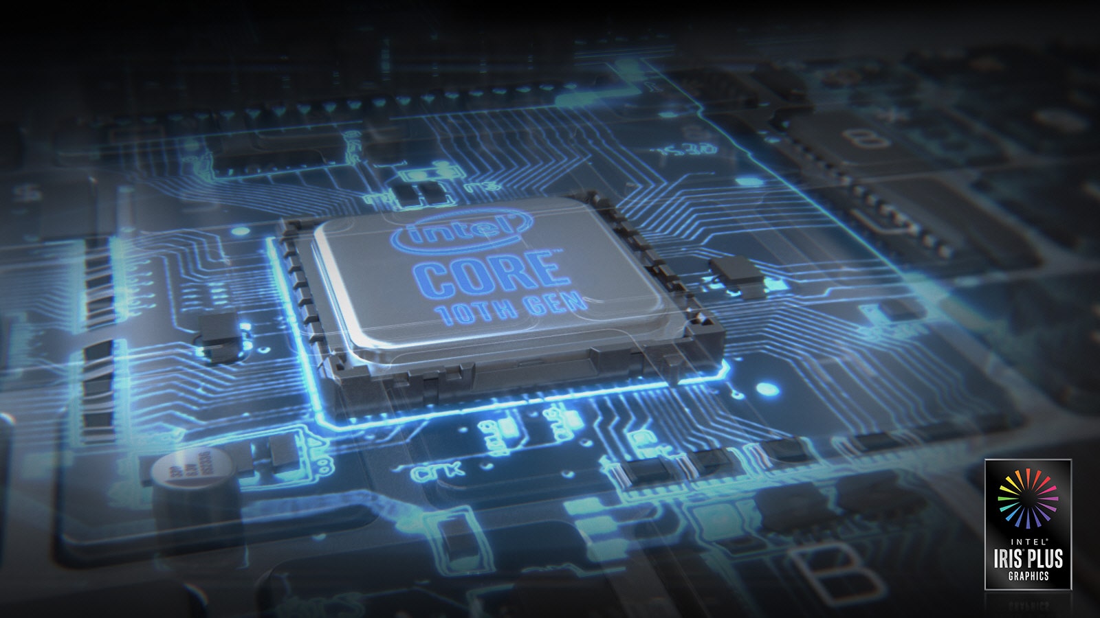 Image of Intel processor with Intel Core logo
