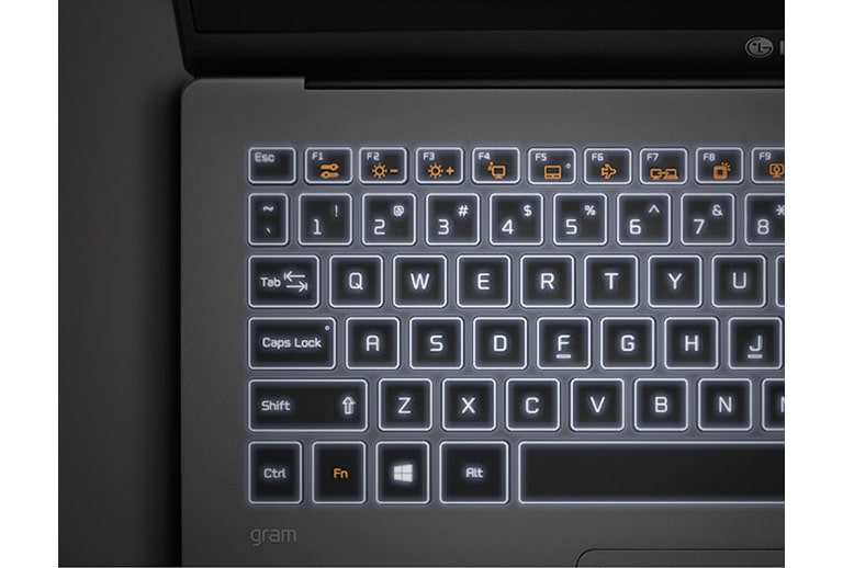 Laptops With Keyboards That Light Up LG gram 15-inch Ultra-Lightweight Laptop with Intel® Core™ Processor