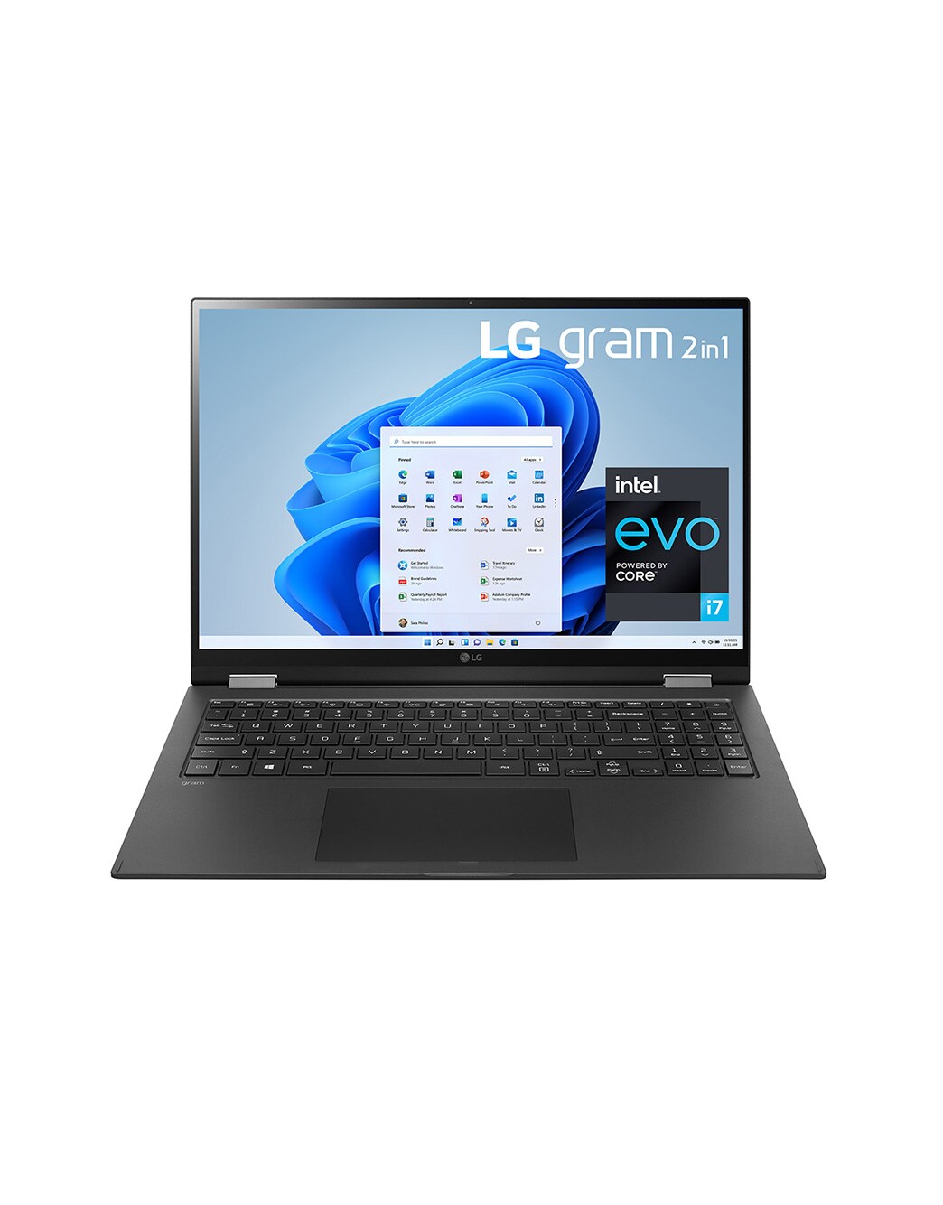 LG gram 16'' 2in1 UltraLightweight Laptop with Intel® Evo 11th Gen