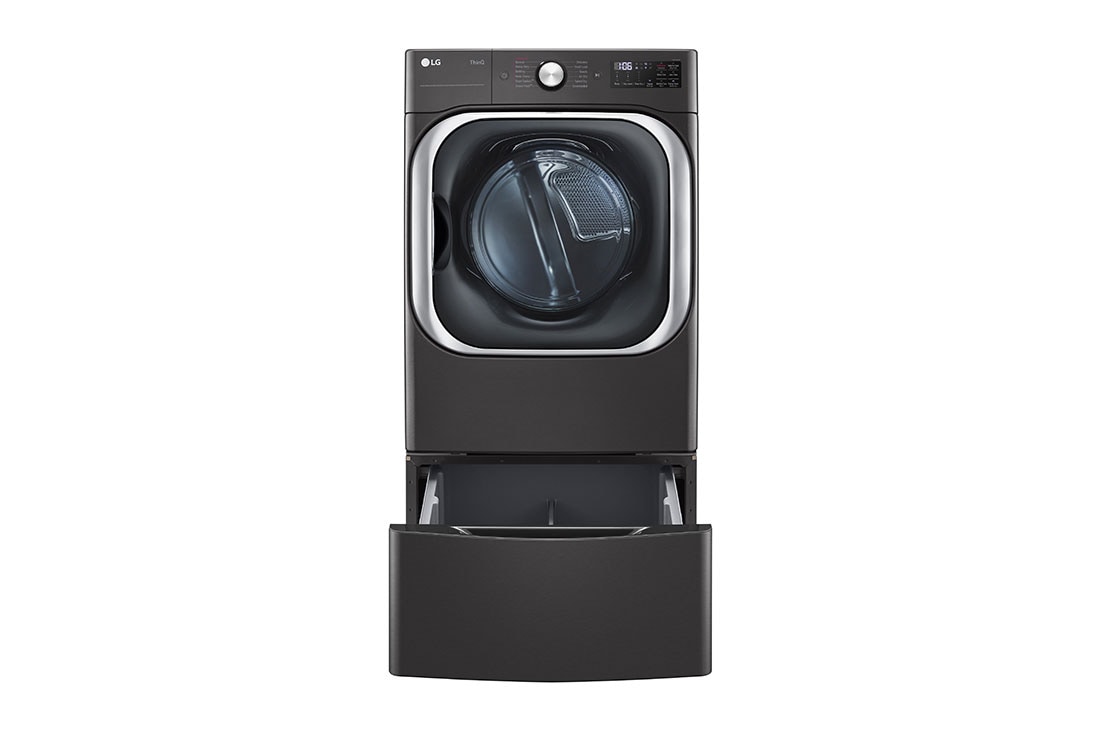 LG Laundry Pedestal - Black Steel, WDP5B, WDP5B, thumbnail 5