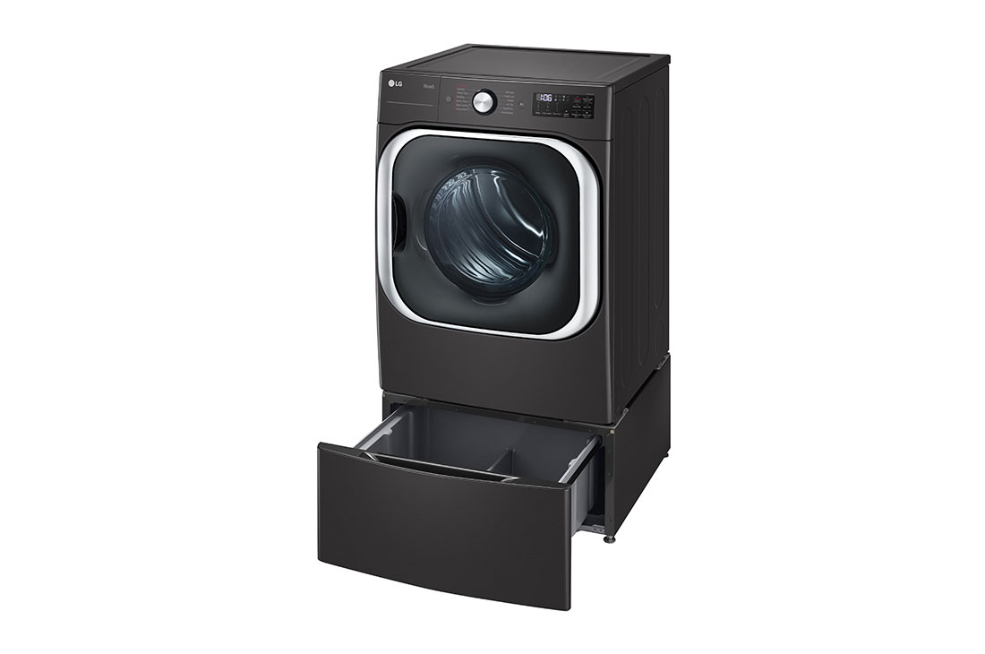 LG Laundry Pedestal - Black Steel, WDP5B, WDP5B, thumbnail 6