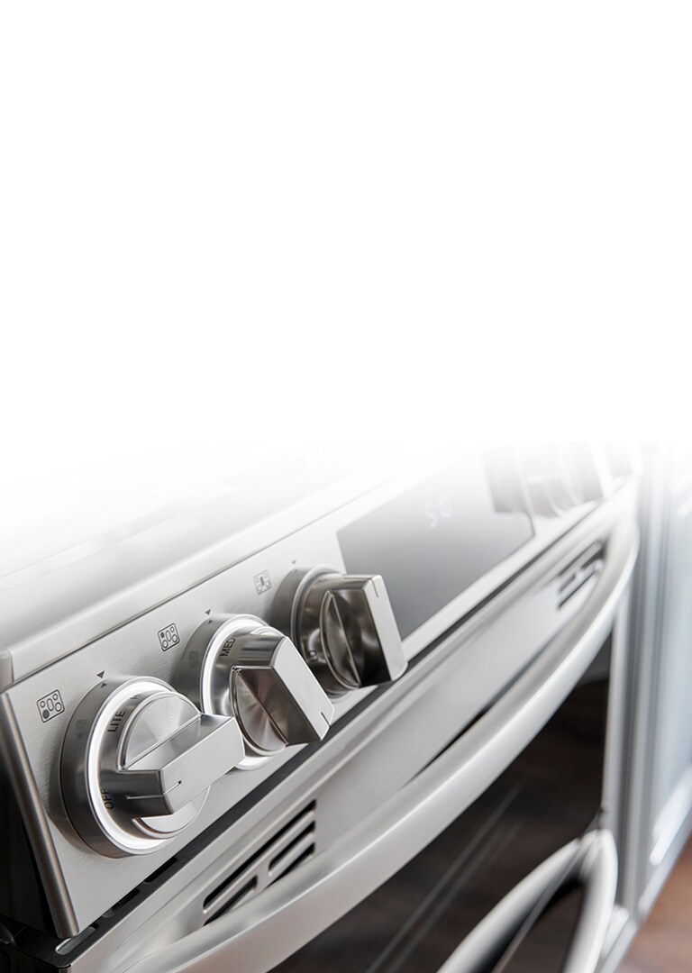 LG 6.9 cu. ft. Smart Gas Double Oven Slidein Range with InstaView