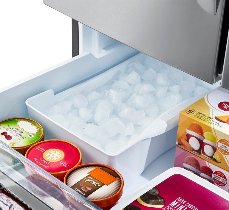 Lg 22 Cu Ft Smart Wi Fi Enabled French Door Counter Depth Refrigerator Lfxc22526d Lg Usa