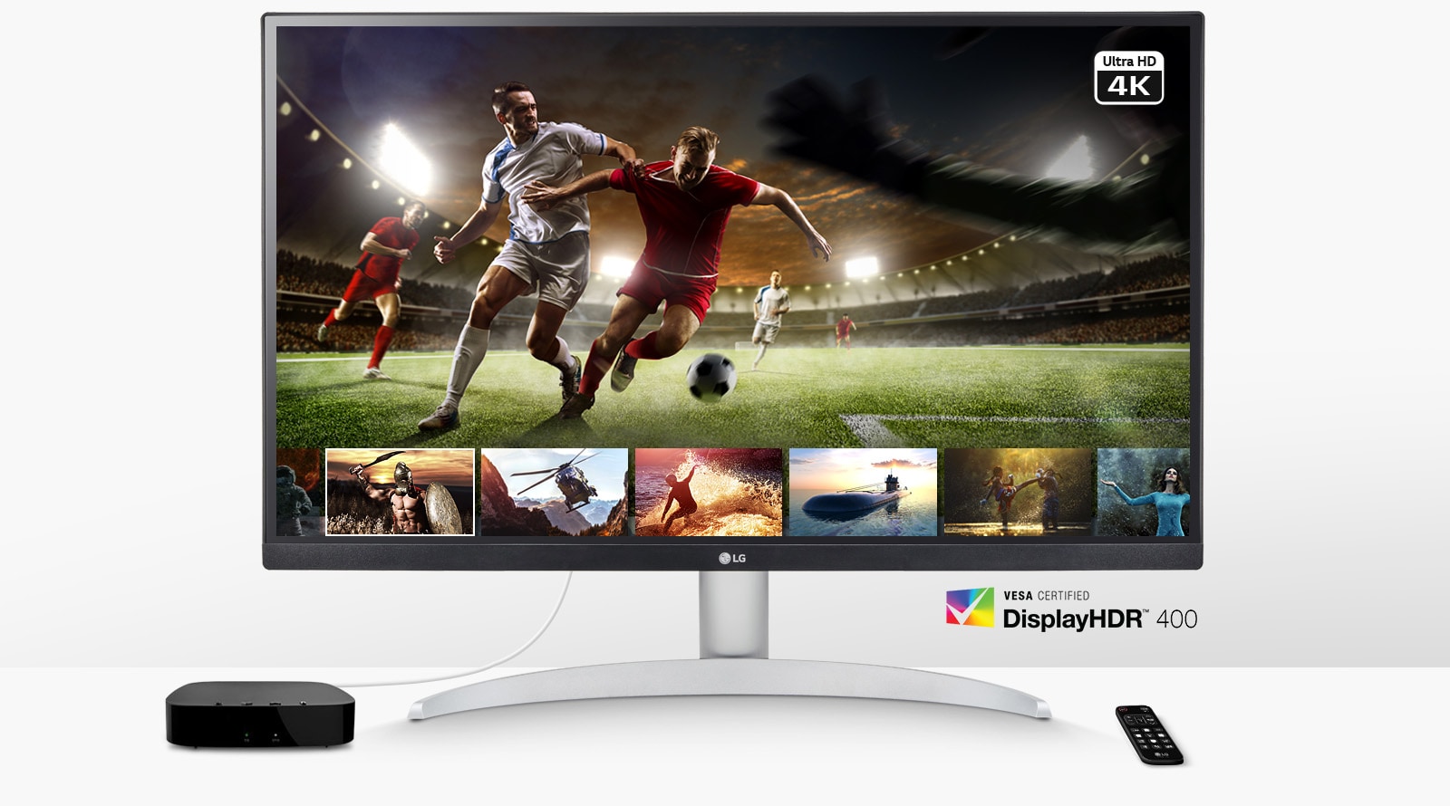 LG 27” IPS 4K UHD Monitor with VESA 