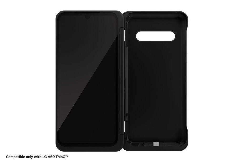 Torre Portafoglio Custodia In Pelle TPU Per LG V60 ThinQ 5G - Con Slot Porta Tessere E Supporto Orizzontale