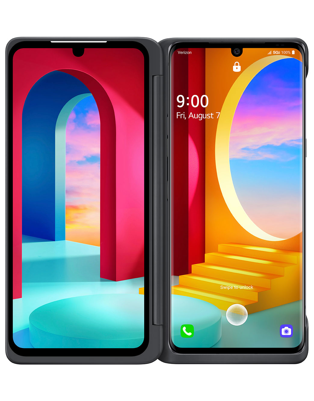 LG VELVET™ 5G UW Gray Dual Screen Accessory for Verizon LG USA
