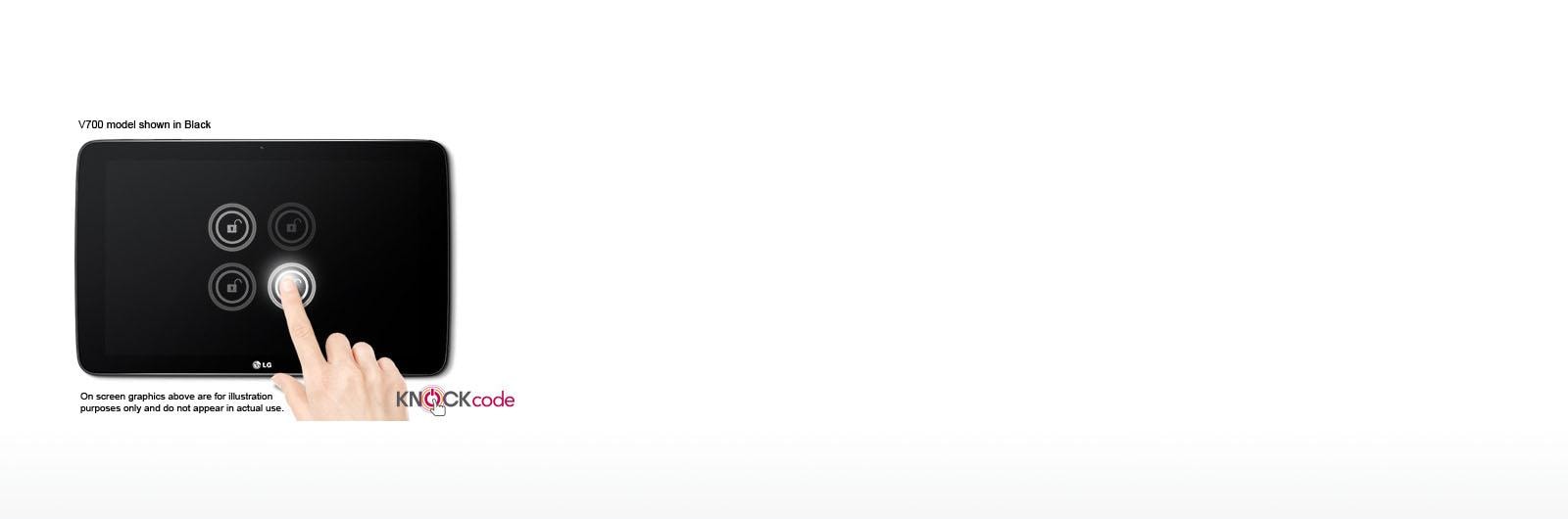 Knock Code ™로 안전하고 즉각적인 액세스
