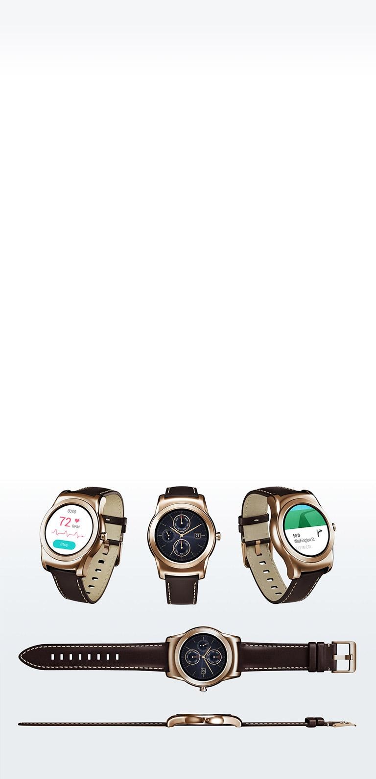 lg watch urbane gold