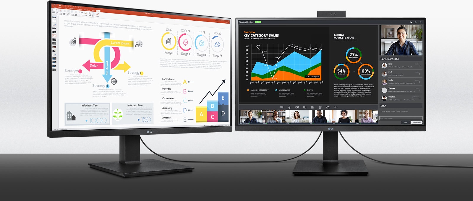 27'' QHD Monitor 27BQ75QCB LG US Business