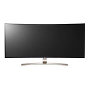 LG 38'' Class 21:9 UltraWide® WQHD+ IPS Curved LED Monitor (37.5'' Diagonal), 38UC99-W, thumbnail 2