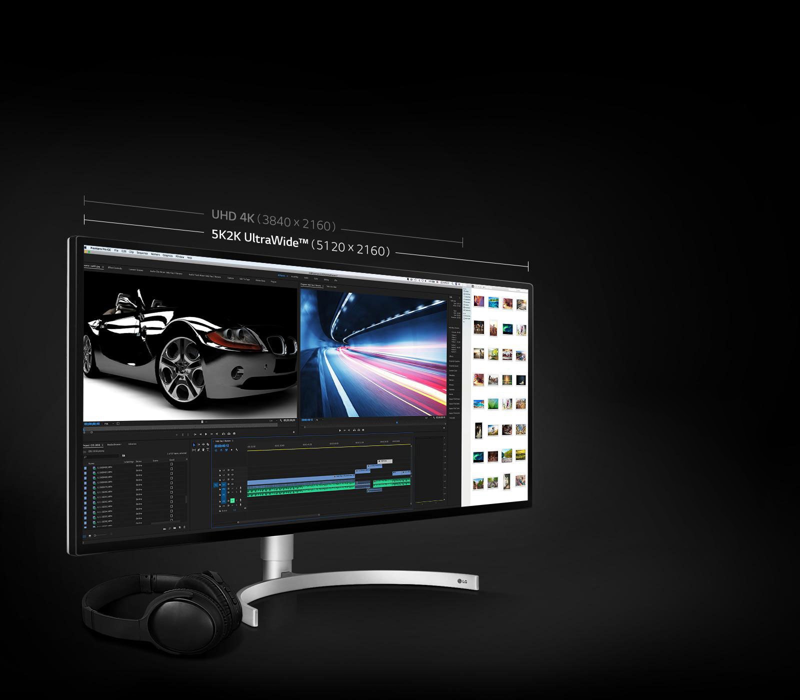 LG 34'' Class 21:9 UltraWide® 5K2K Nano IPS LED Monitor with HDR
