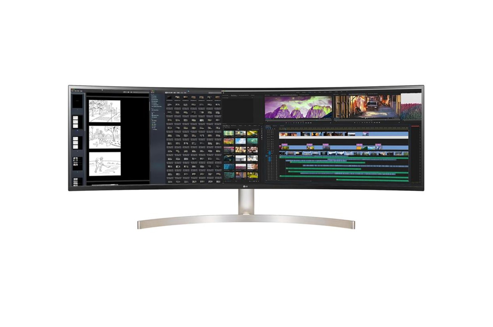 LG 49WL95CW 49 Inch 329 UltraWide Dual QHD IPS Curved LED Monitor