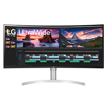LG 38WN95C-W 38 Inch UltraWide QHD+ IPS Curved Monitor with Thunderbolt™ 3 Connectivity1
