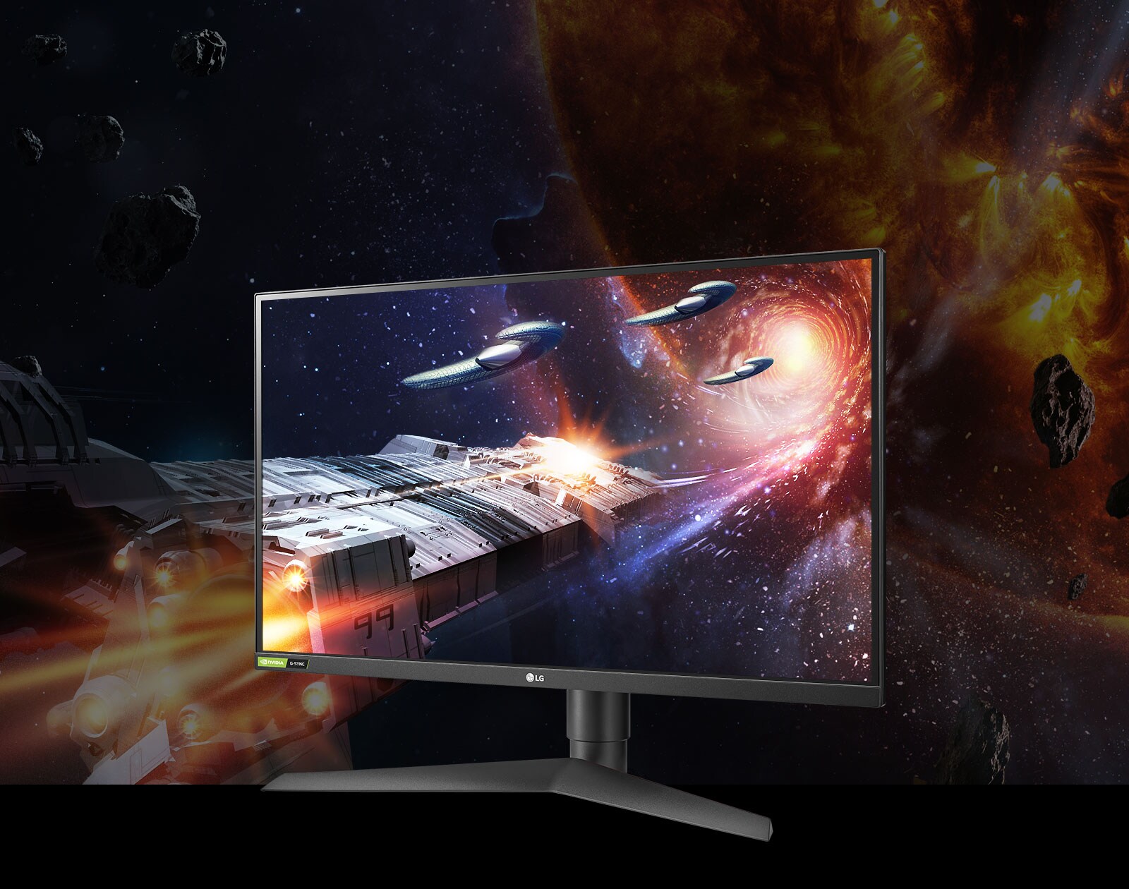 27GN75B-B UltraGear gaming monitor supports HDR 10