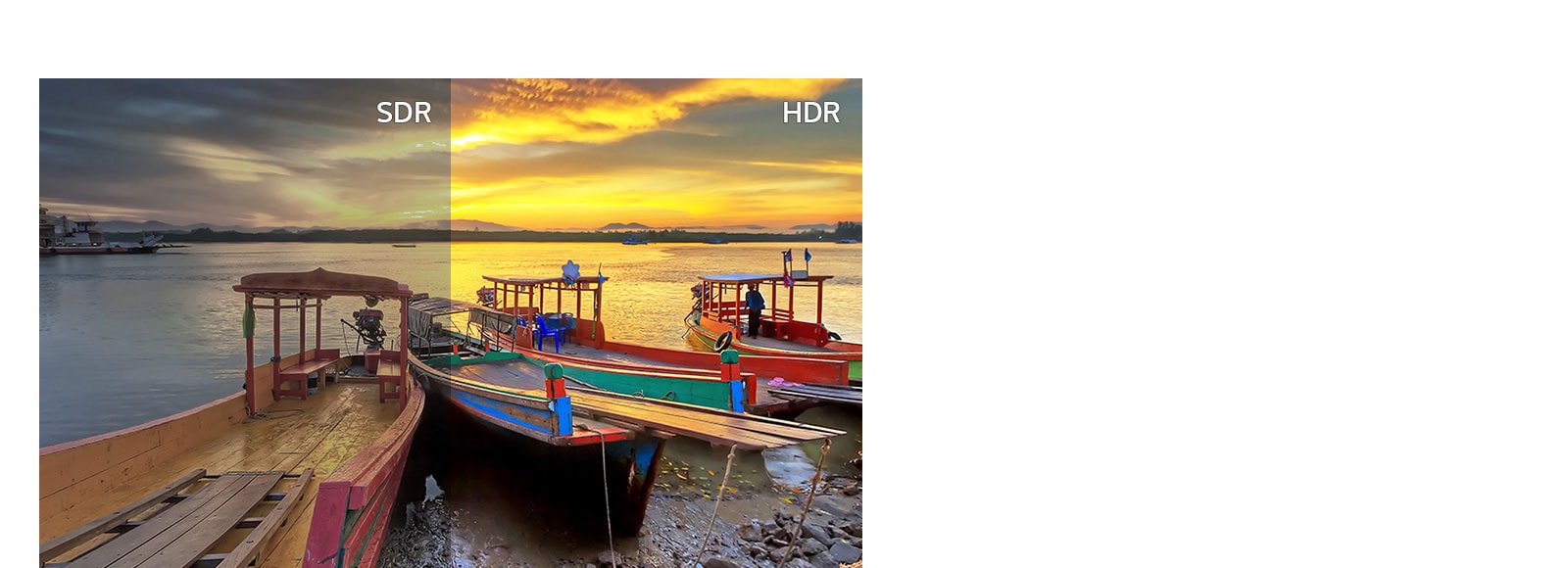 SDR versus HDR 10.