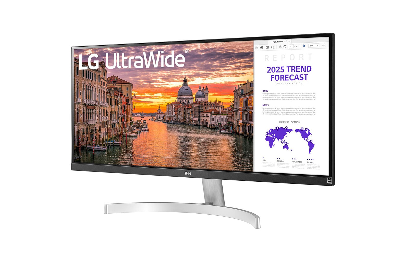 LG 29WN600W 29 inch 219 UltraWide WFHD IPS HDR10 Monitor with