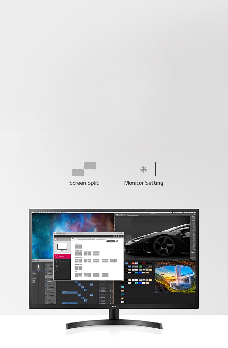LG 31.5'' Full HD IPS Monitor with AMD 