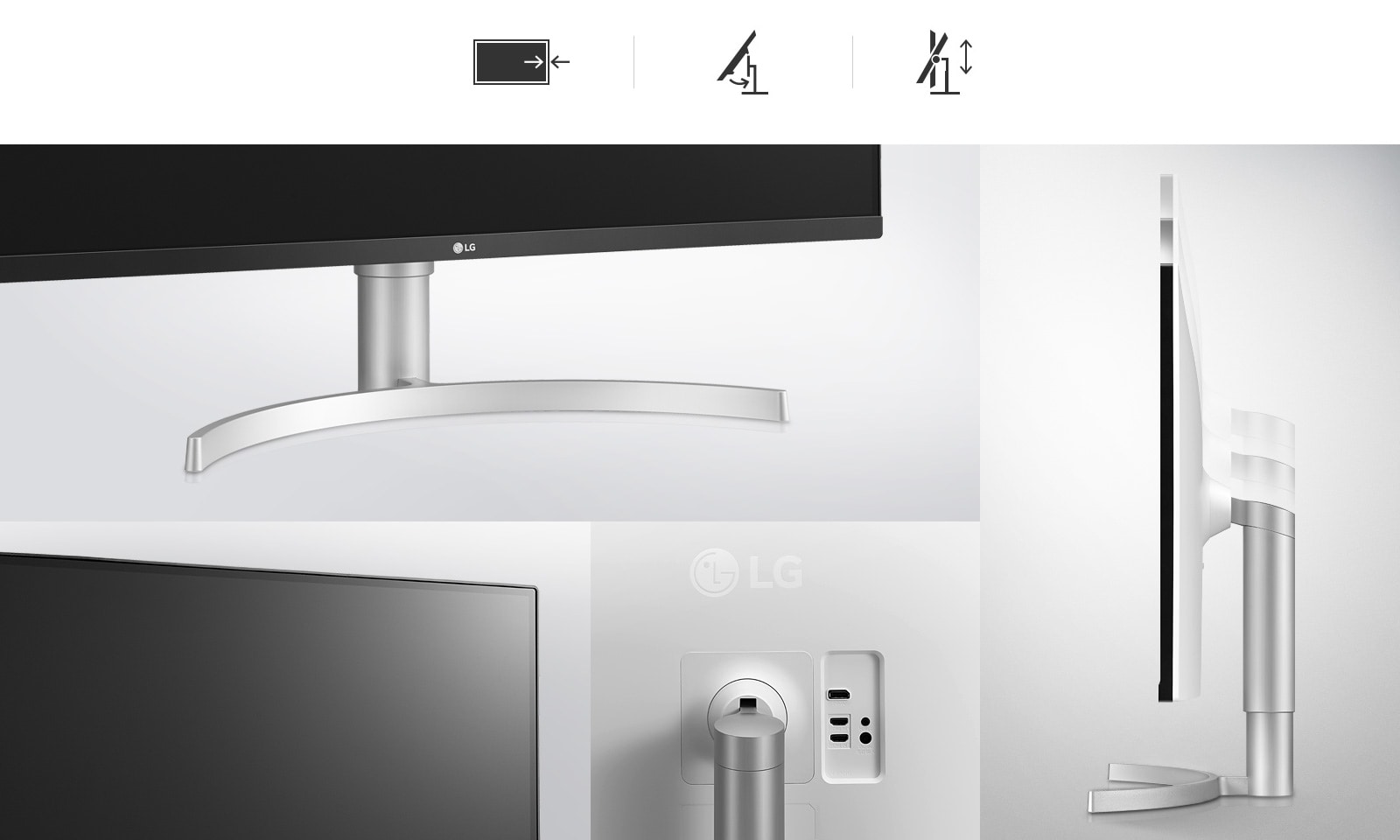 LG 32'' UltraFine UHD IPS HDR Monitor with FreeSync™ (32UN650-W