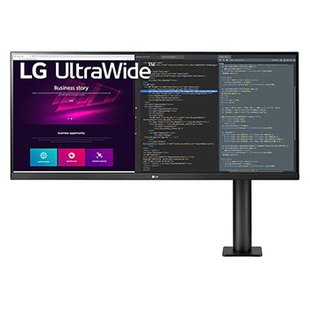 front view with the monitor arm on the right1