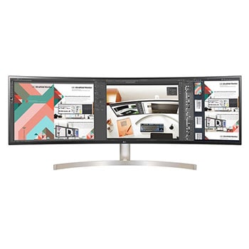 LG 49WL95C-WE 49 Inch 32:9 UltraWide Dual QHD IPS Curved LED Monitor with HDR 10