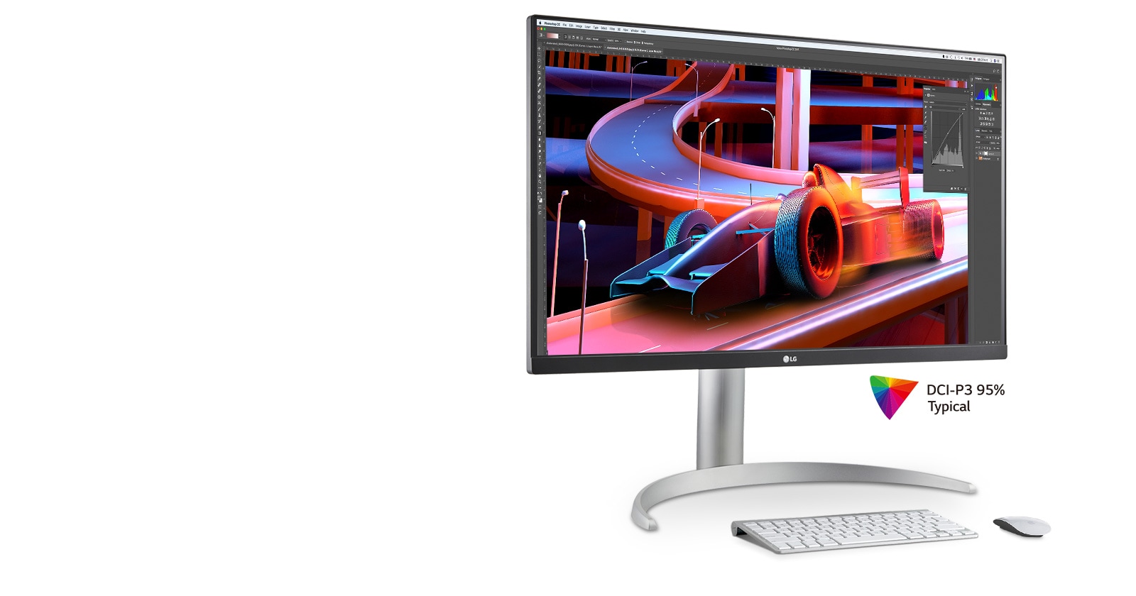 27” IPS 4K UHD Computer Monitor, 27BP85UN-W