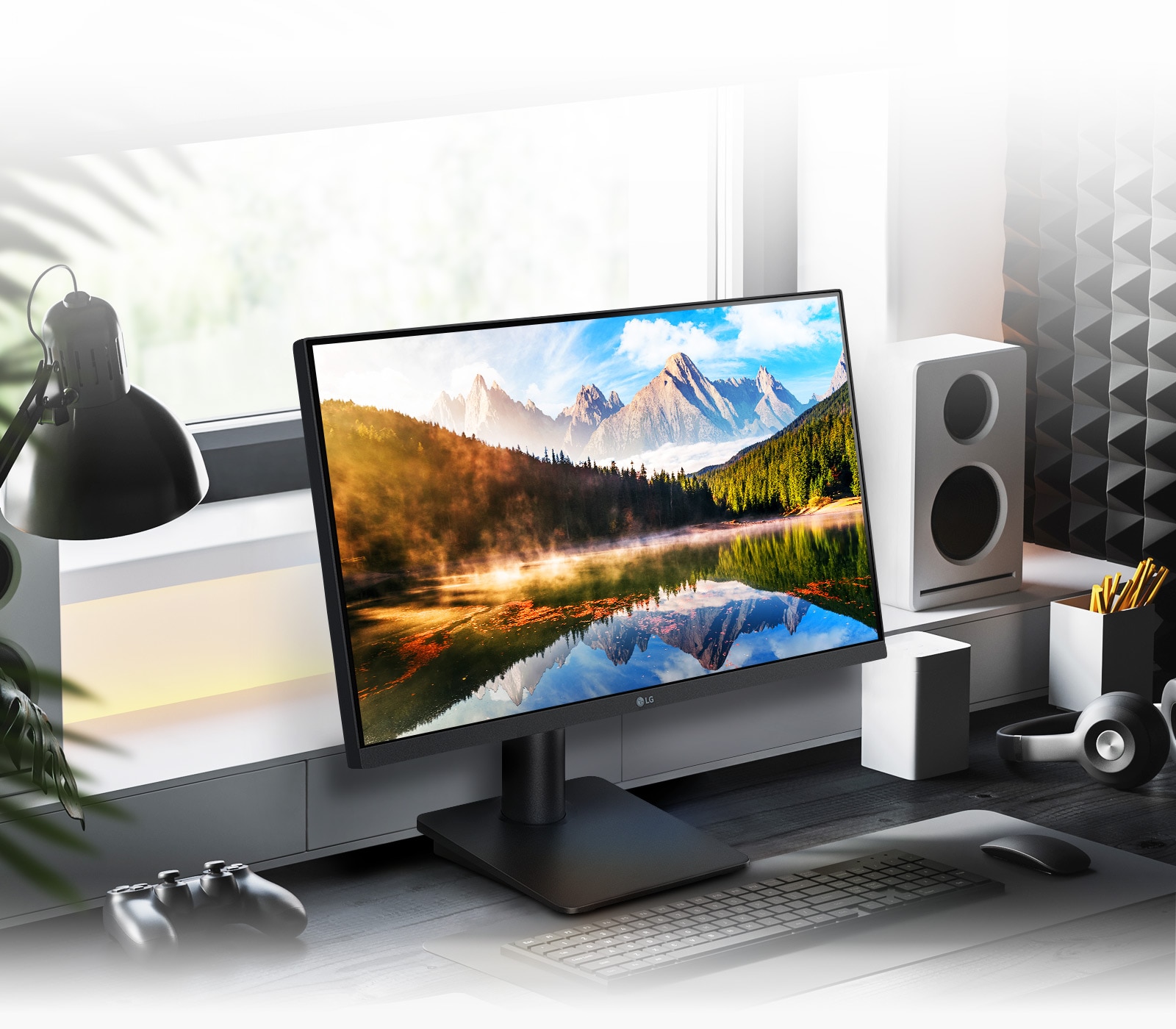 LG 24'' FHD IPS 3-Side Virtually Borderless Design Monitor (24MP450-B ...