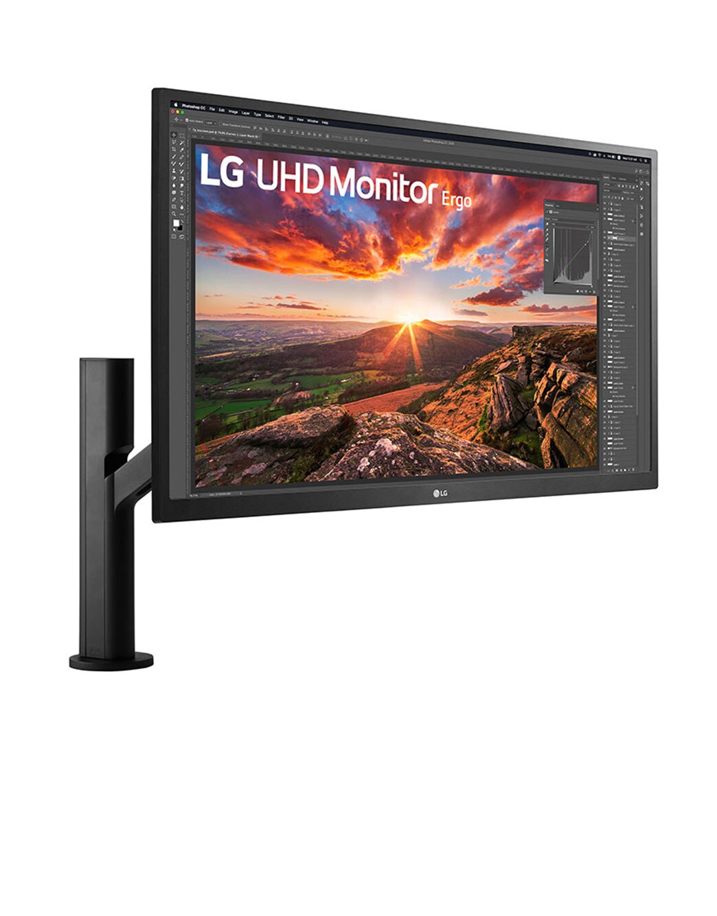 LG 27” UHD 4K IPS Monitor with Ergo Stand (27UK580B) LG USA