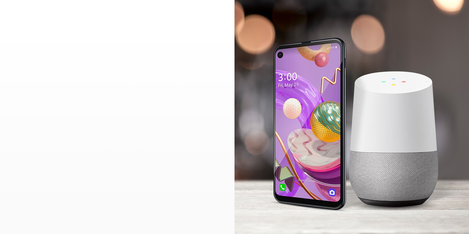 Q70 and Google Home Speaker