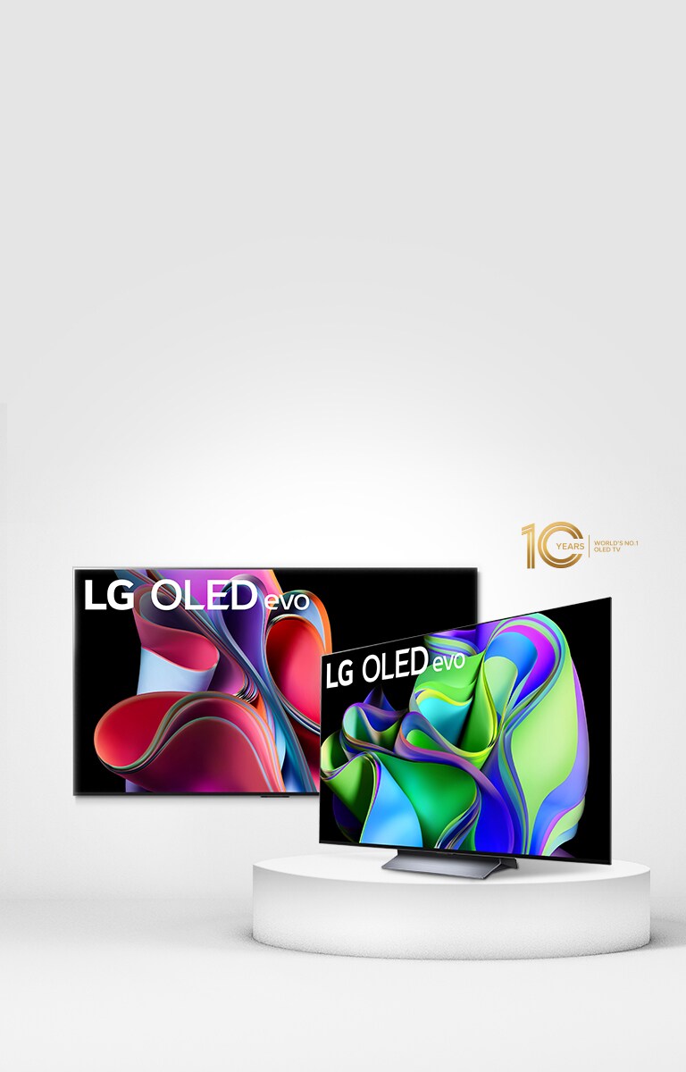 2 LG OLED TVs with infill 