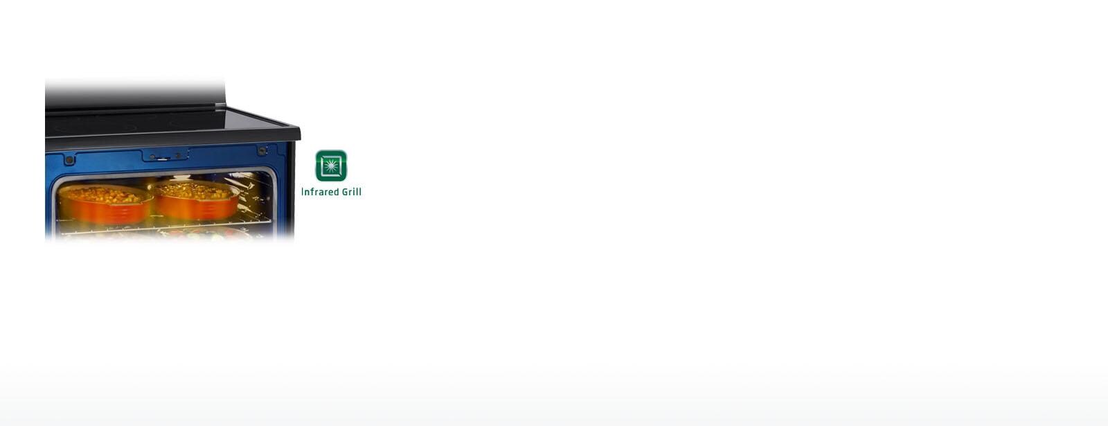 LG LRE3085ST Single Oven Electric Range with Infrared Heating LG USA