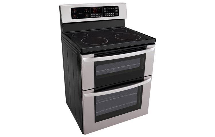 double door oven range