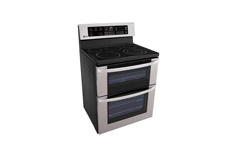 LG LDE3015ST Electric Double Oven Range with 6 Inch Upper Oven LG USA