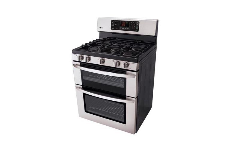 LG LDG3016ST Gas Double Oven Range with Convection System LG USA