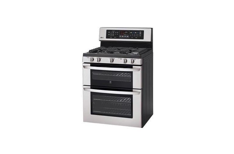 LG LDG3017ST Gas Double Oven Range with Infrared Grill LG USA